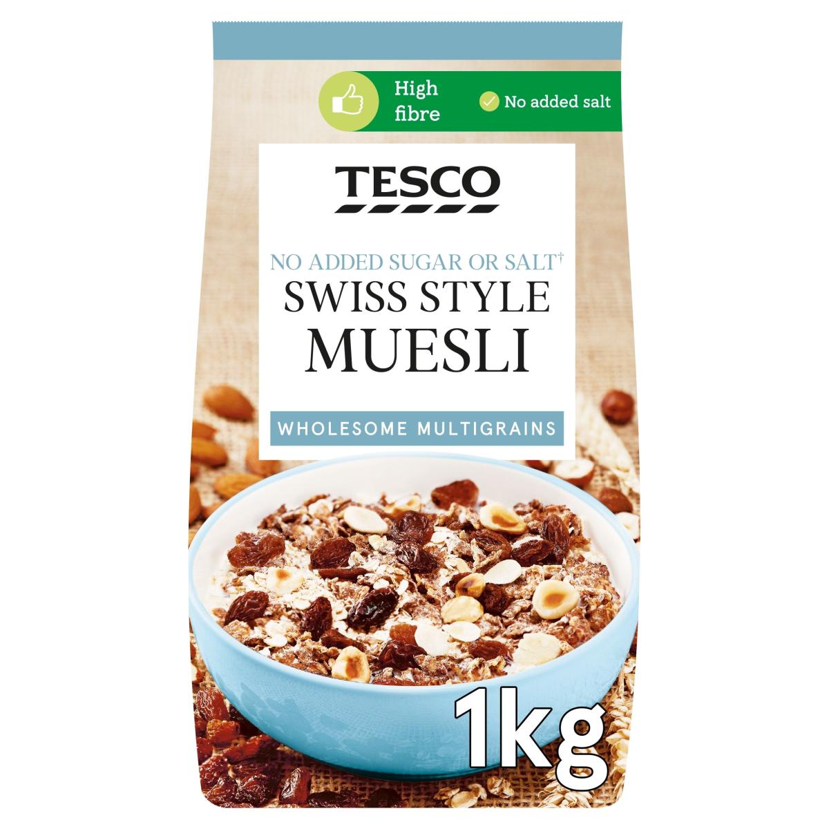 Swiss Style No Added Sugar Muesli
