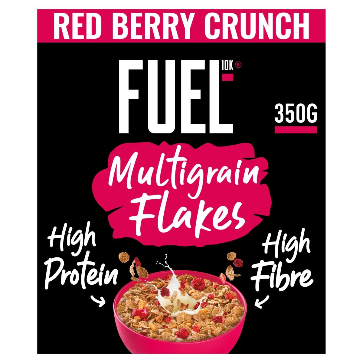 Red Berry Multi Grain Flakes High Protein Breakfast Cereal