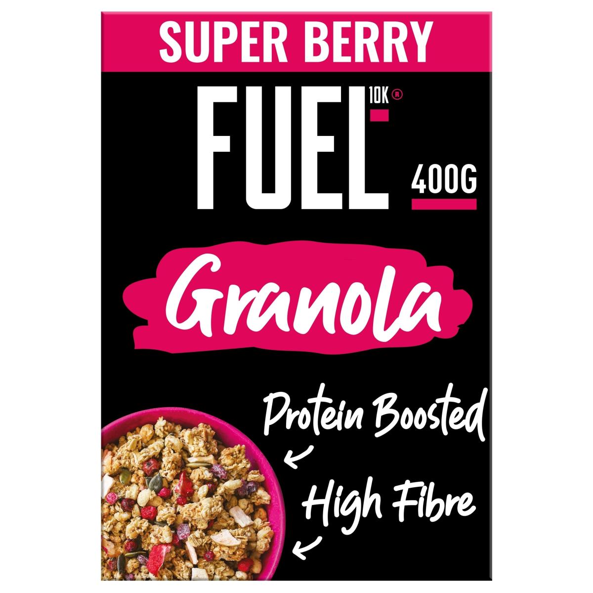 Super Berry Protein Granola Breakfast Cereal