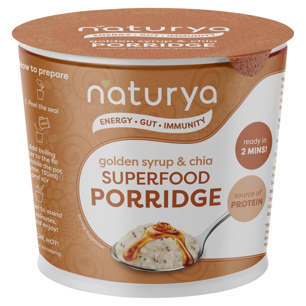 Superfood Porridge Golden Syrup & Chia