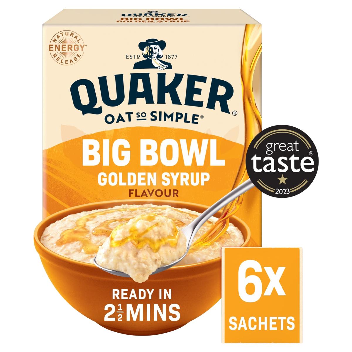 Big Bowl Golden Syrup Porridge Sachets