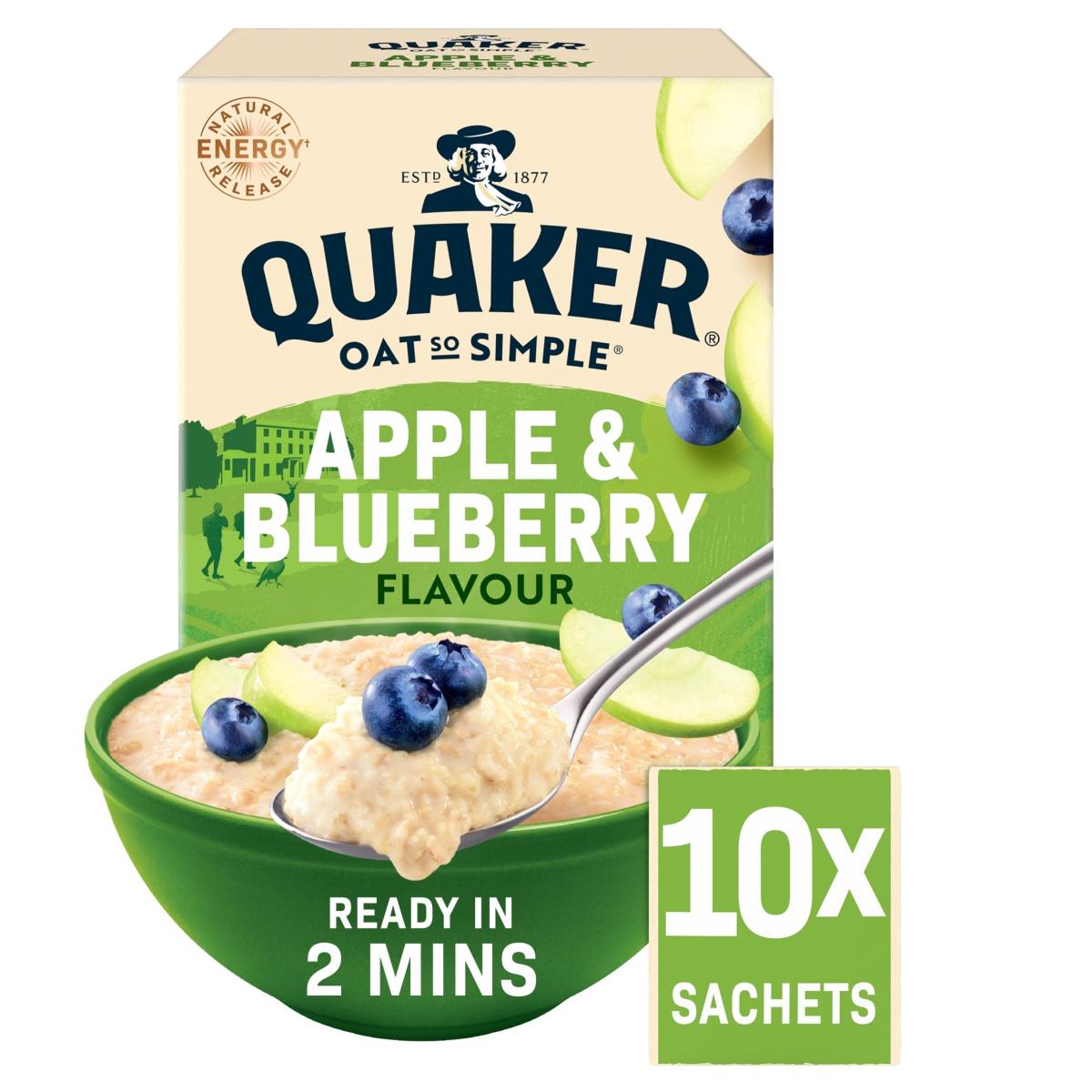Oat So Simple Apple & Blueberry Porridge Sachets