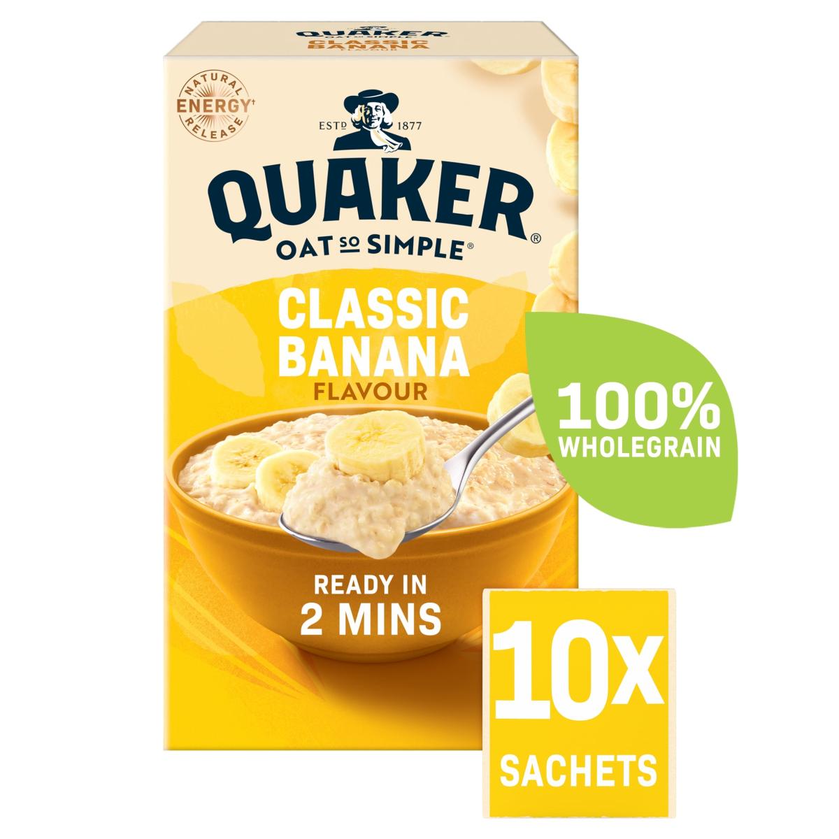 Oat So Simple Classic Banana Porridge Sachets