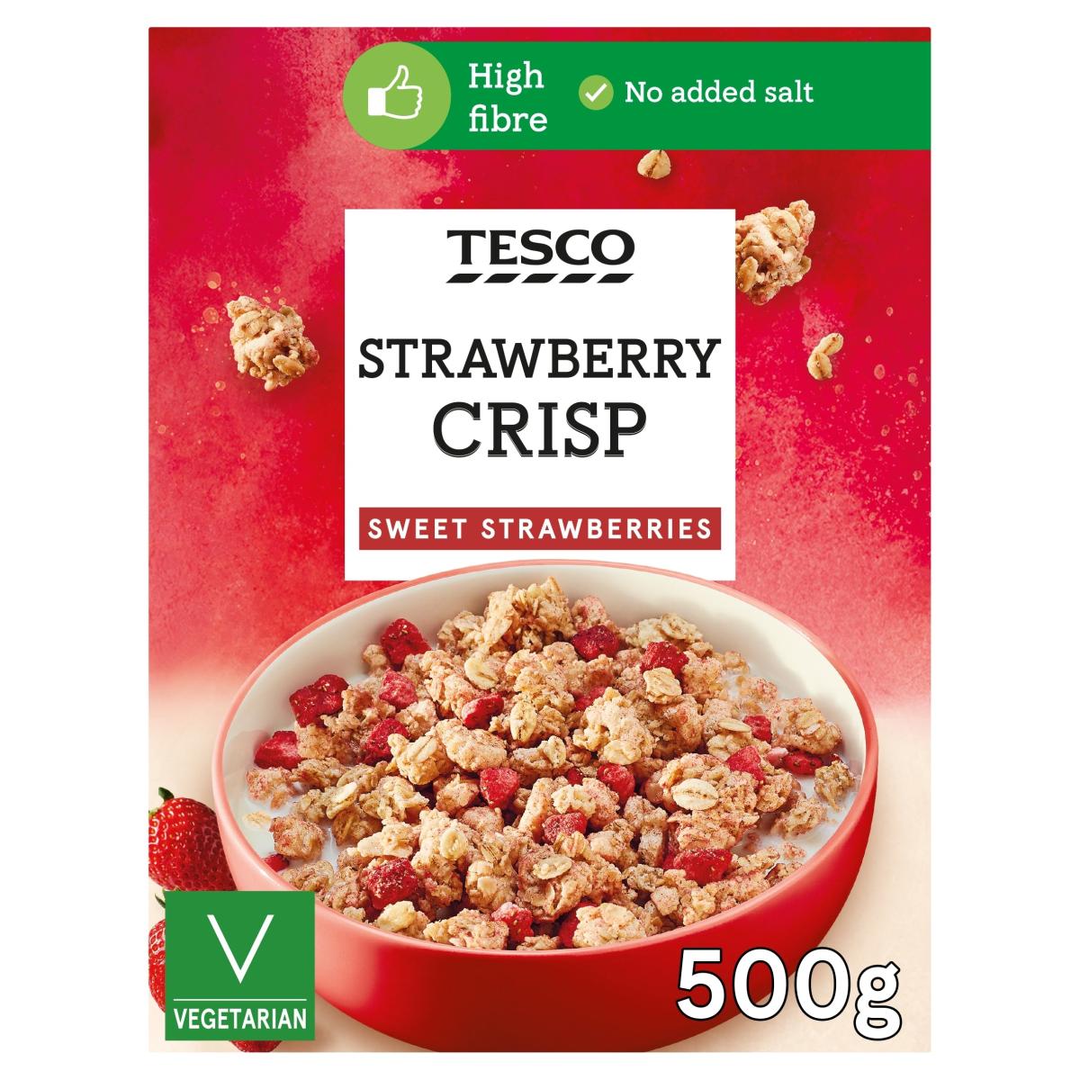 Strawberry Crisp Cereal