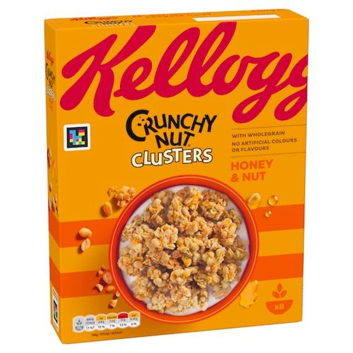 Crunchy Nut Honey & Nuts Clusters 400/450 g