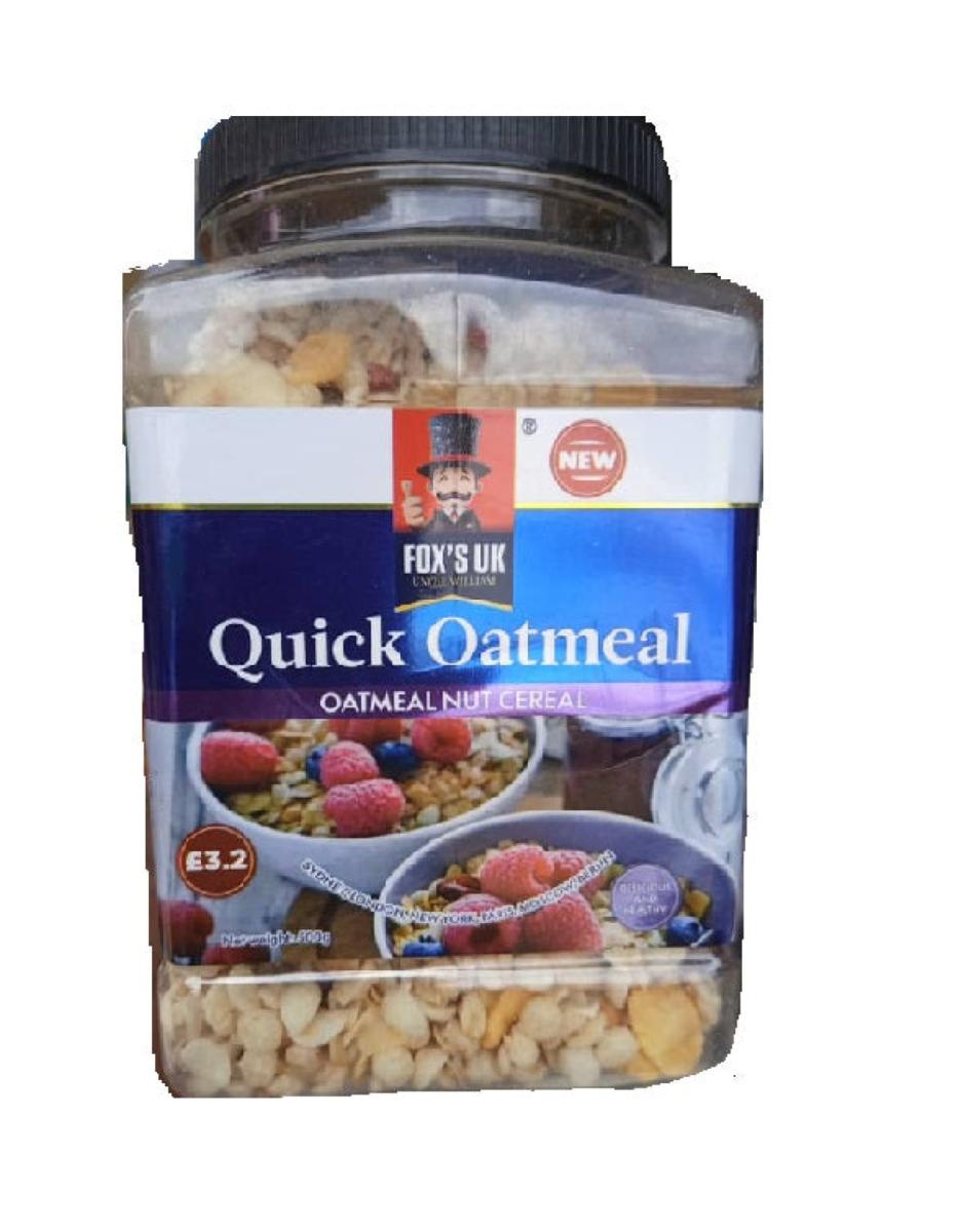 UK Quick Oatmeal Nut Cereal