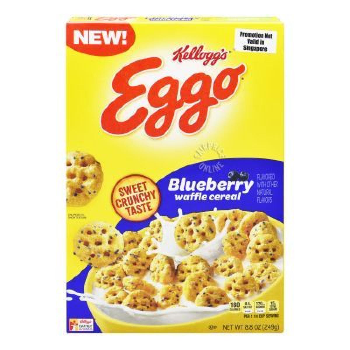 Eggo Blueberry Waffle Cereal