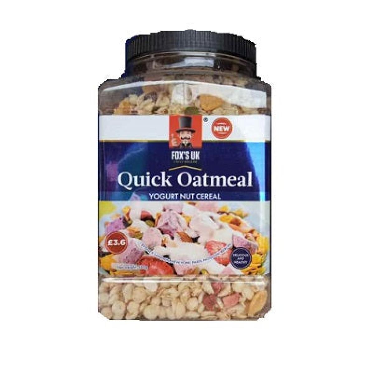 UK Quick Oatmeal Yoghurt Nut Cereal
