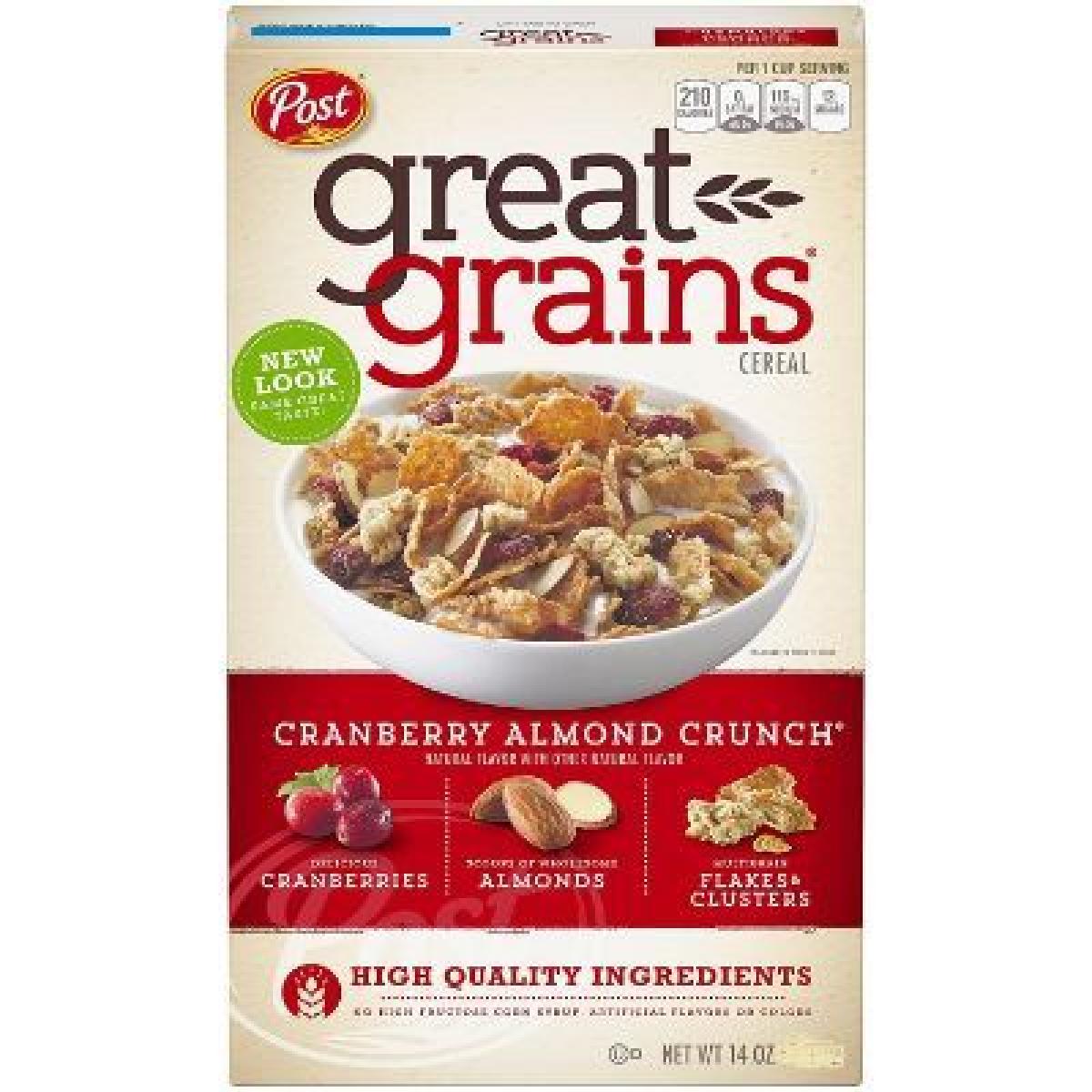 Grains Cranberry Almond Crunch Cereal