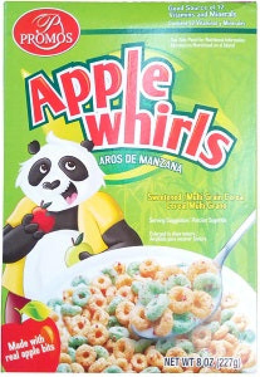 Apple Whirls Sweetened Multi-Grain Cereal
