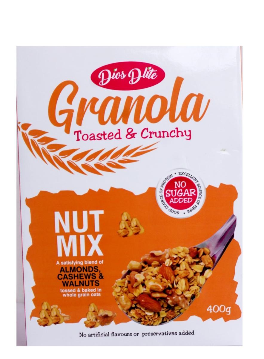 Dios Dlite Granola Nut Mix Almond, Cashew, Walnut