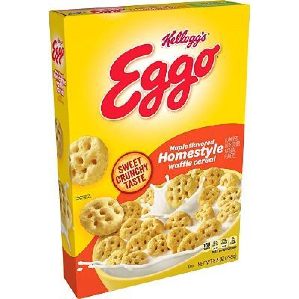 Eggo Maple Flavored Homestyle Waffle Cereal