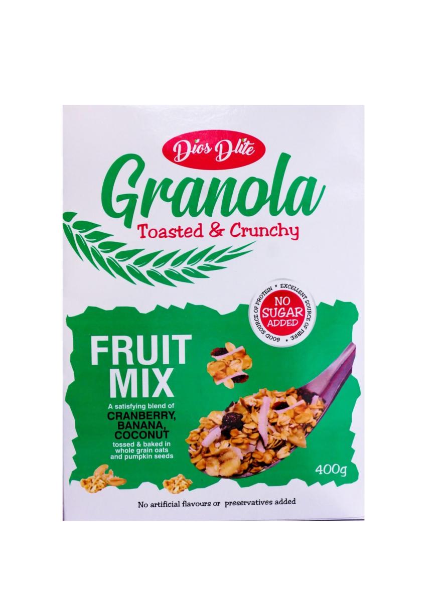 Dios Dlite Granola Fruit Mix Cranberry, Banana, Coconut