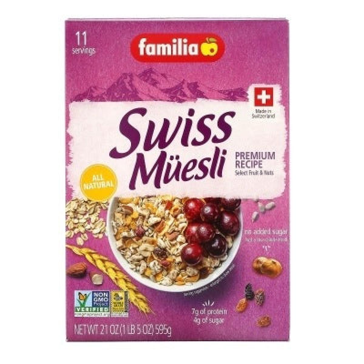 Swiss Muesli Premium Recipe Select Fruit & Nuts
