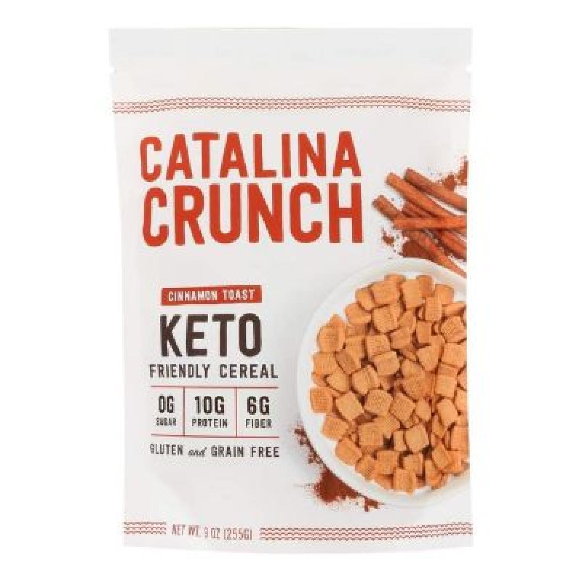 Crunch Keto Friendly Cereal Gluten & Grain Free Cinnamon Toast