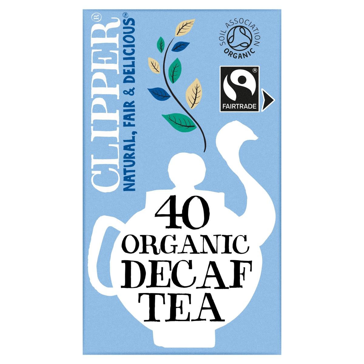 Fairtrade Organic Decaf Tea 40 Pack