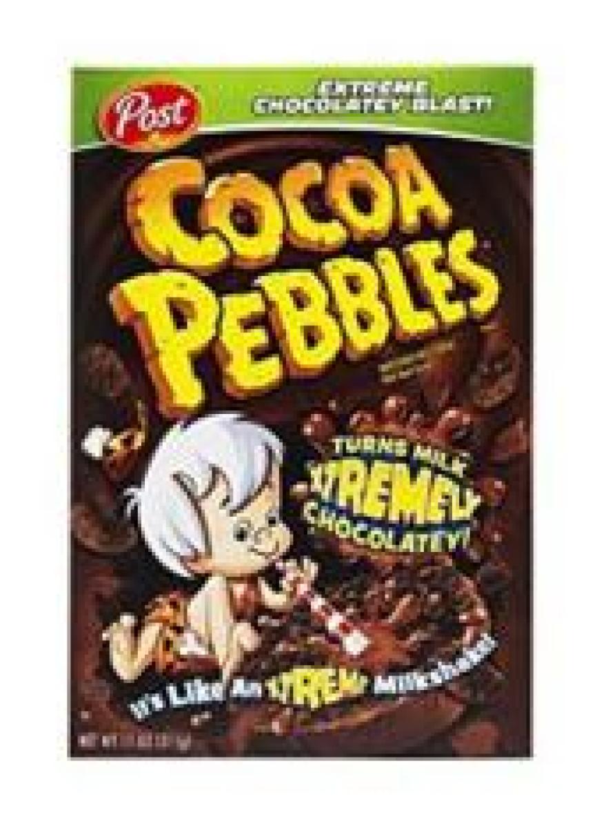 Cocoa Pebbles Sweetened Chocolate Cereals