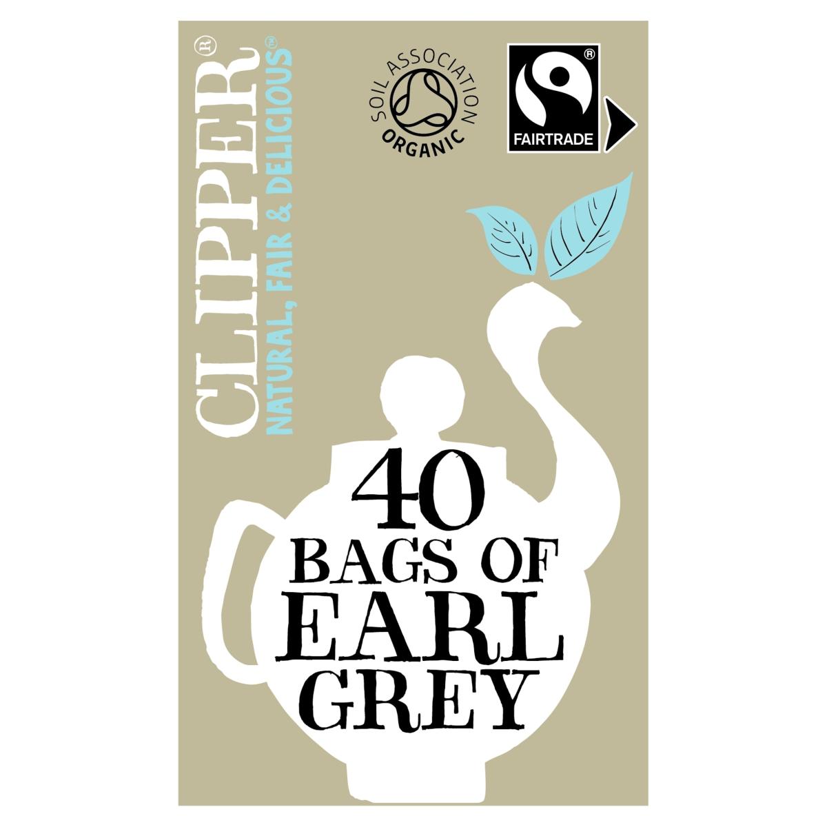 Organic 40 Bags Of Earl Grey Tea