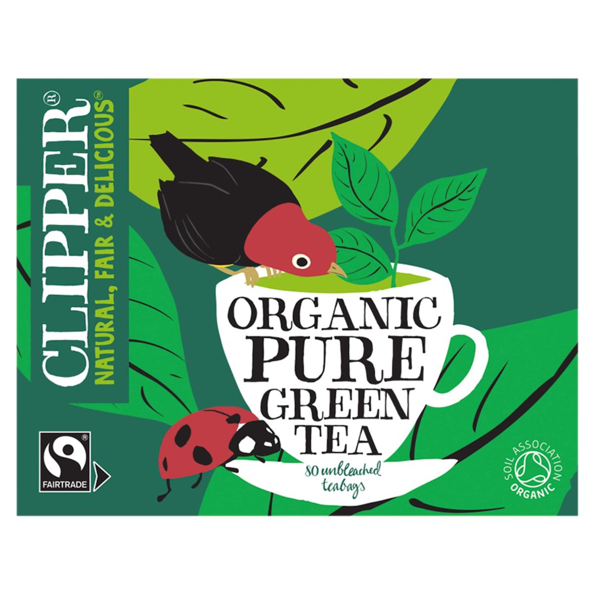 Organic Fairtrade Green Tea 80 Pack