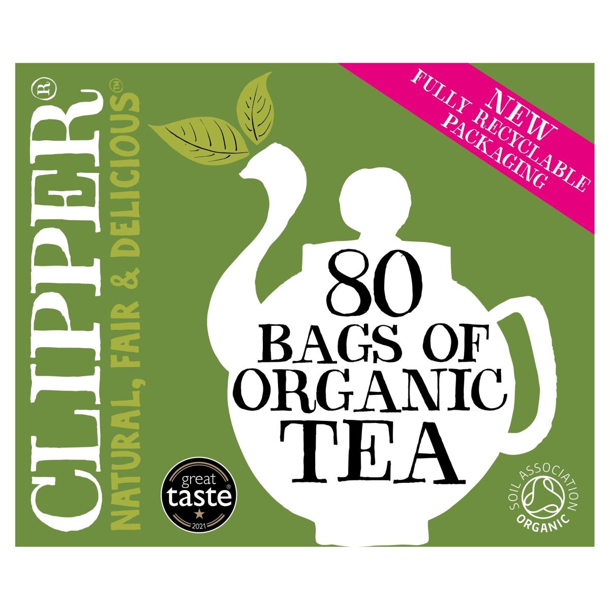 Organic Everyday Tea Bags 80 Pack