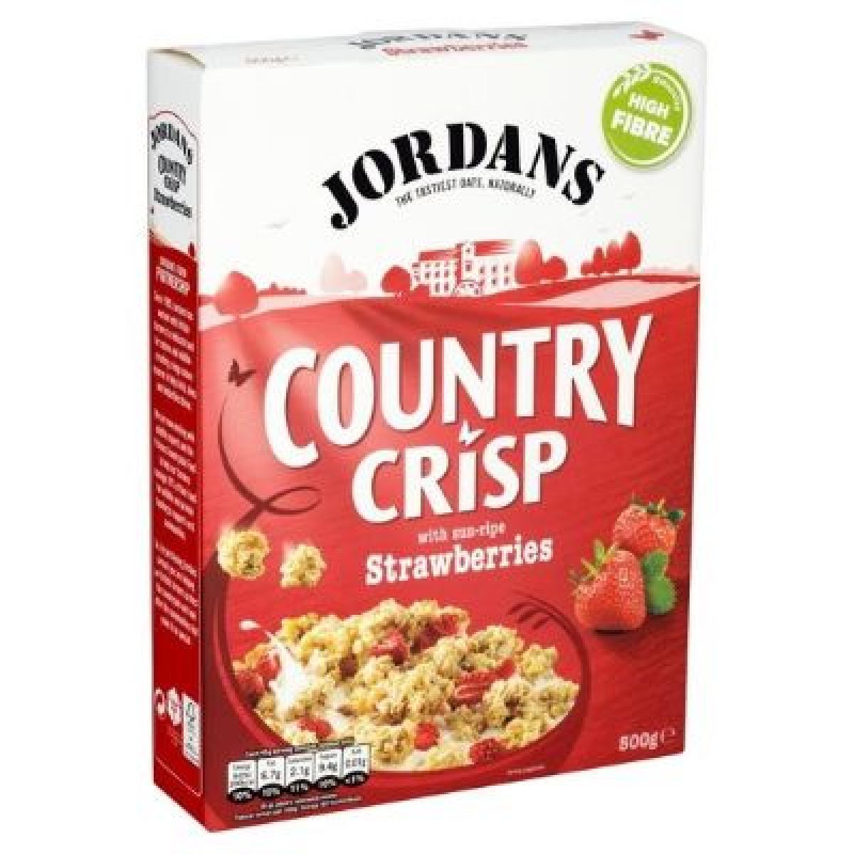 Country Crisp Cereal With Strawberries