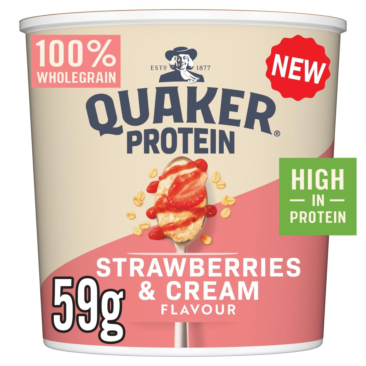 Protein Porridge Pot Strawberries & Cream Flavour