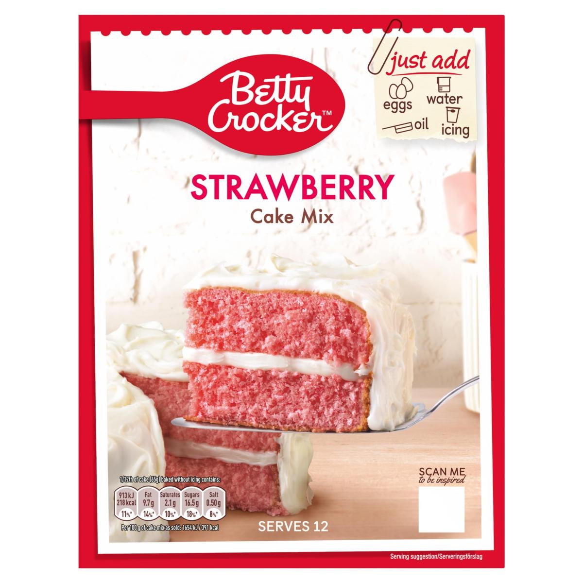Strawberry Cake Mix