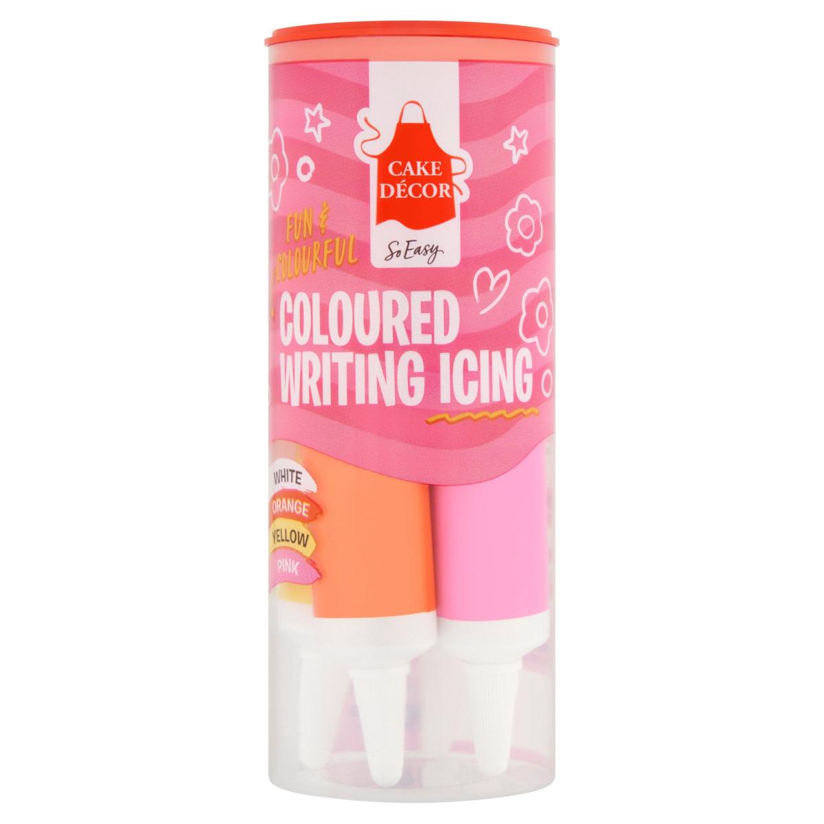 Coloured Writing Icing