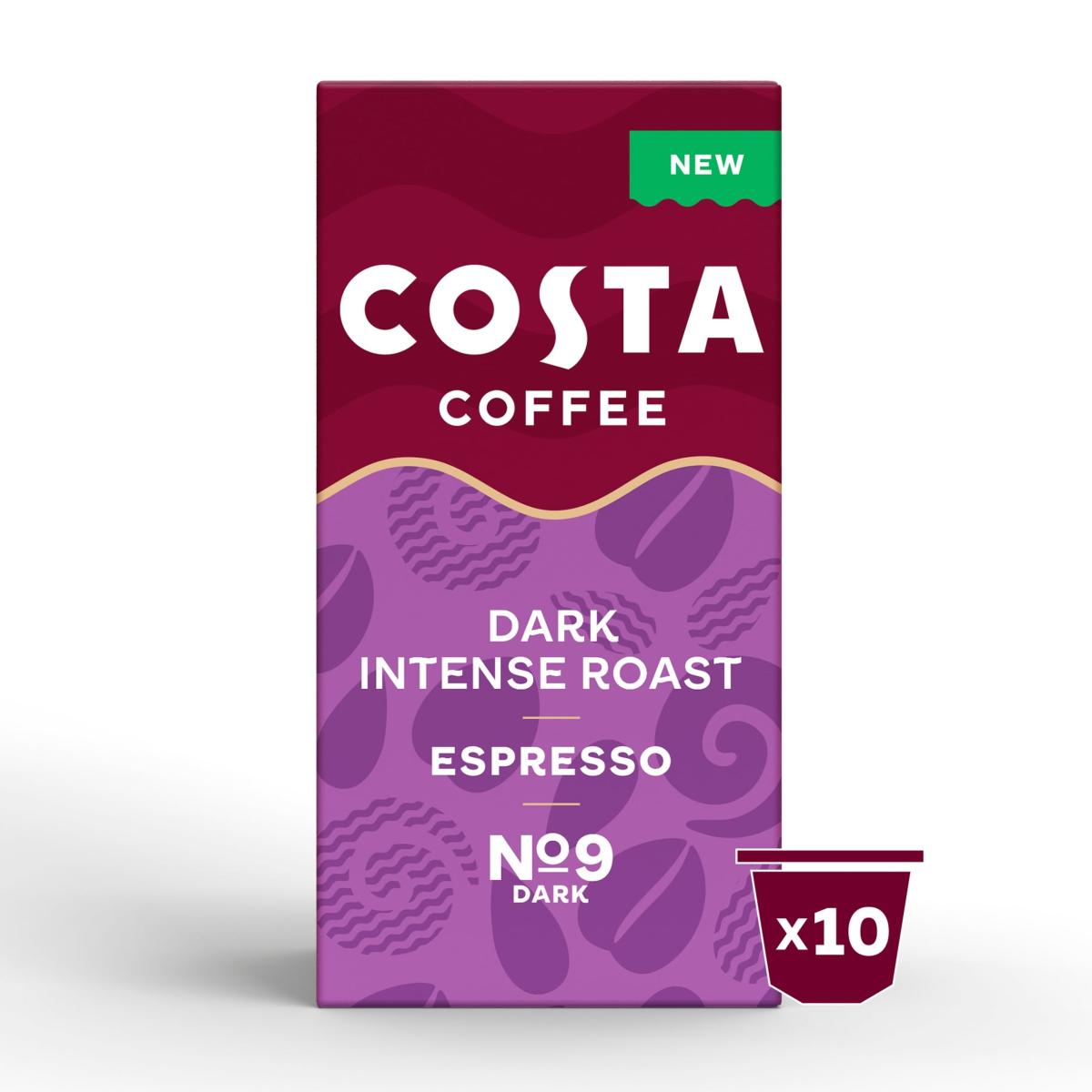Coffee Dark Intense Roast Coffee Capsules 10 Pack