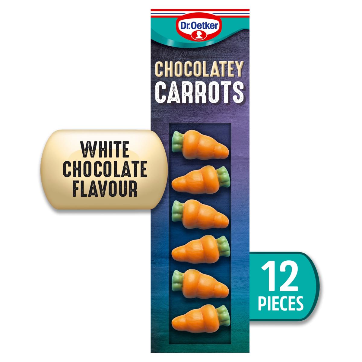 Chocolatey Carrots White Chocolate Flavour