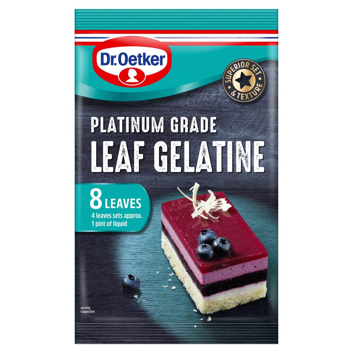 Platinum Grade Leaf Gelatine