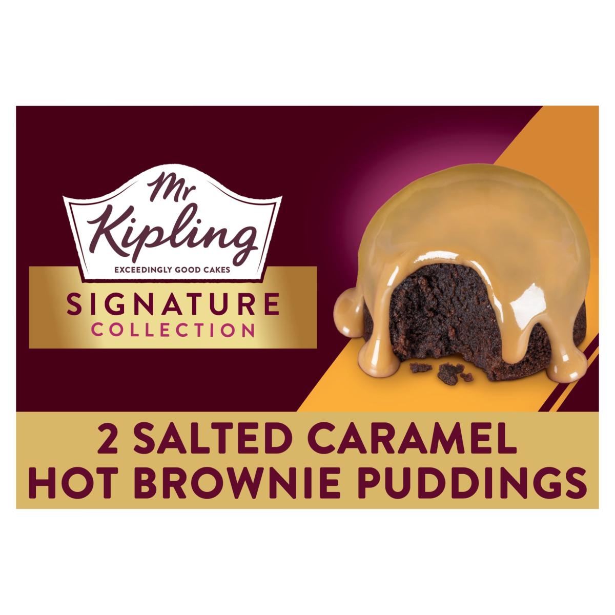 Signature Salted Caramel Brownie Puddings
