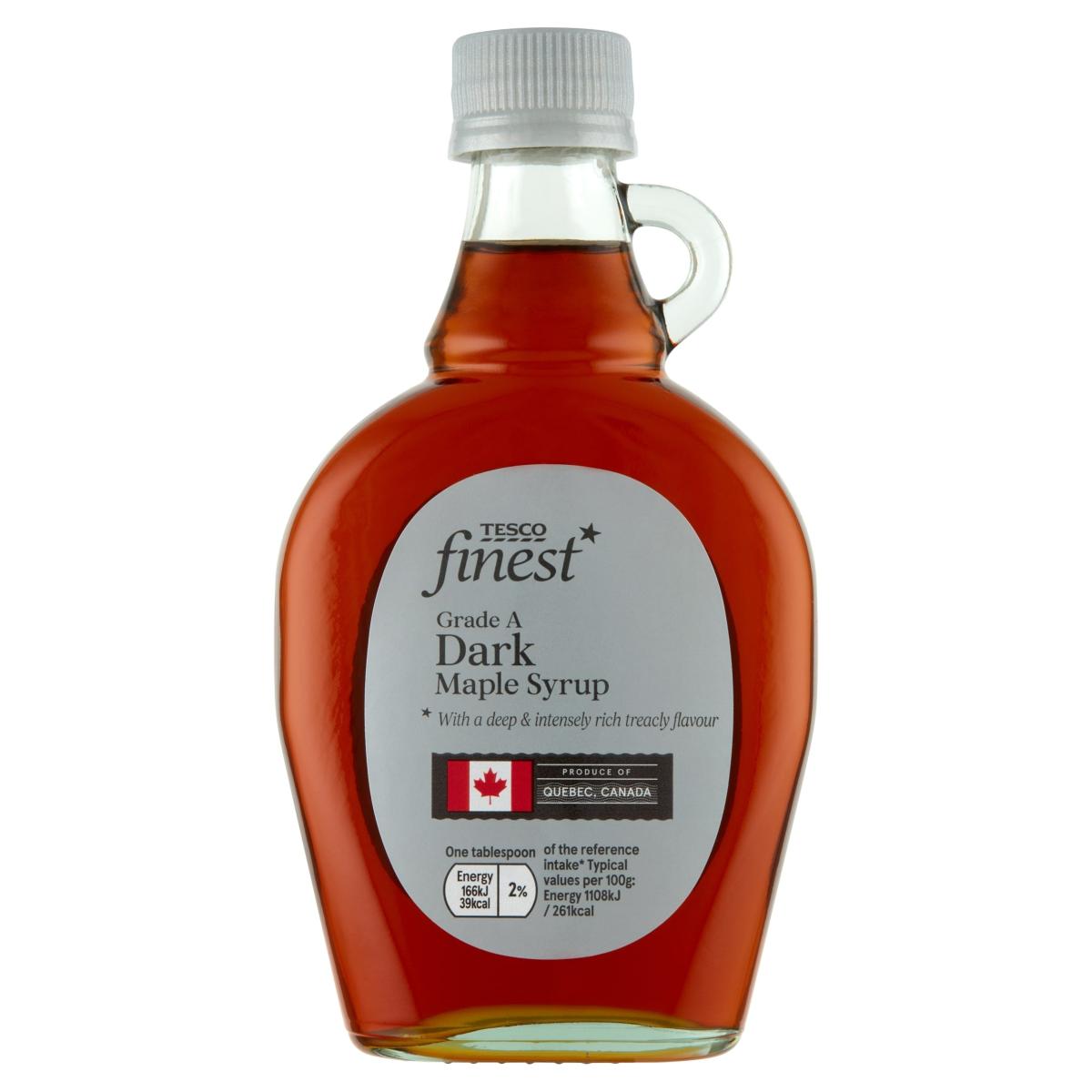 Finest Grade A Dark Maple Syrup