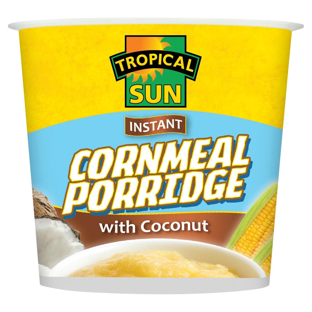 Instant Corn Meal Porridge With Coconut