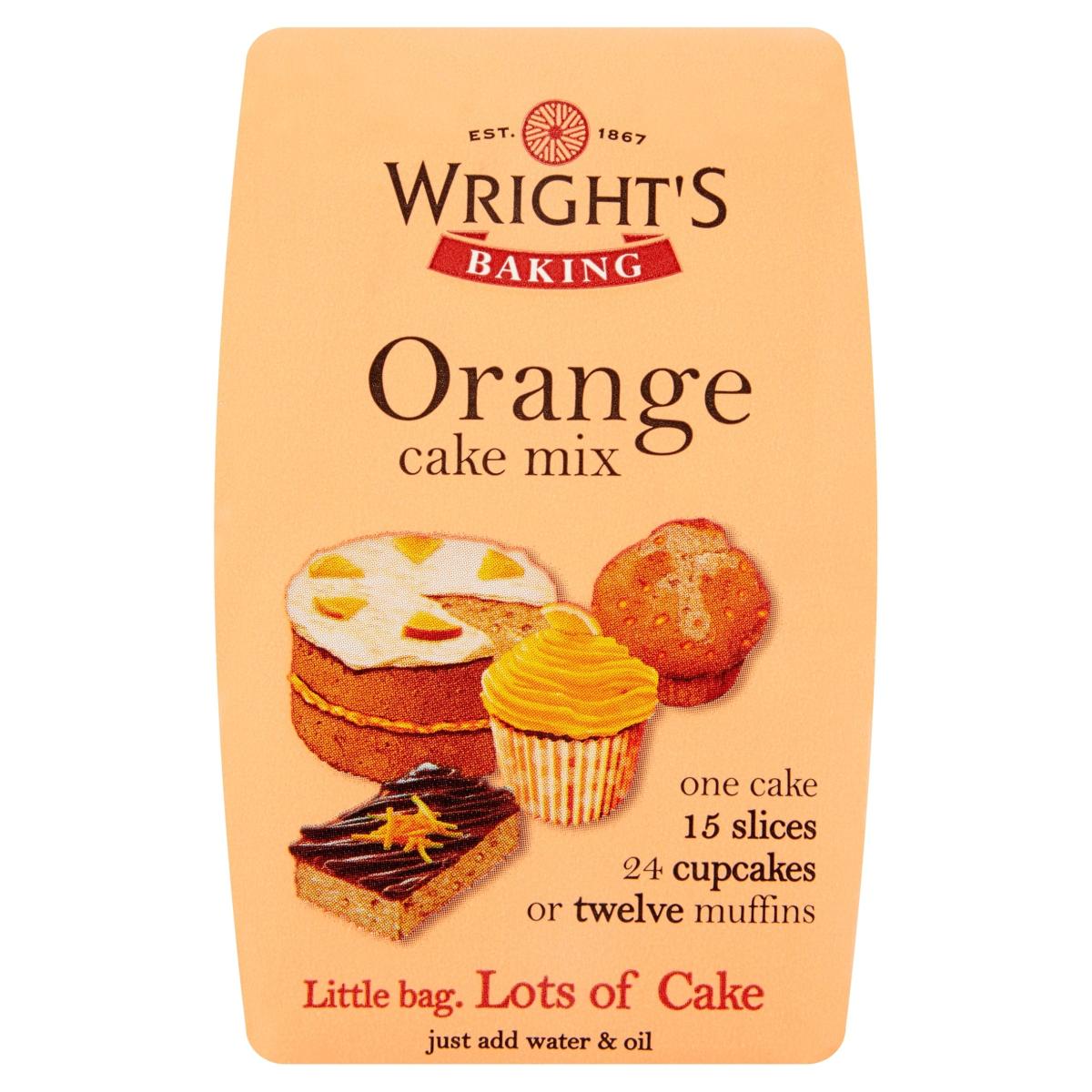 Baking Orange Cake Mix