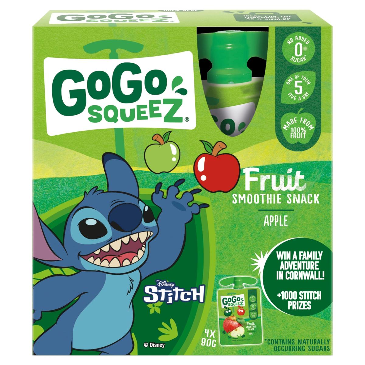 GoGo Squeez Fruit Snack Apple 4 x