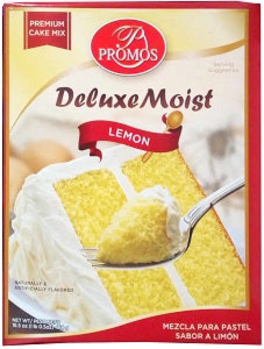 Deluxe Moist Cake Mix Lemon
