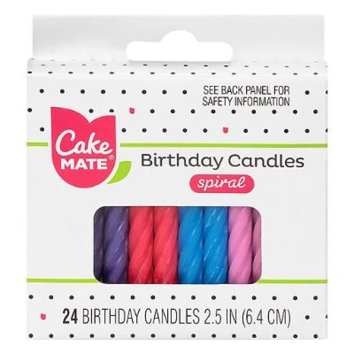 Birthday Candles Spiral