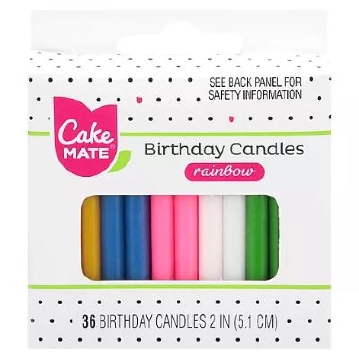 Birthday Candles Rainbow
