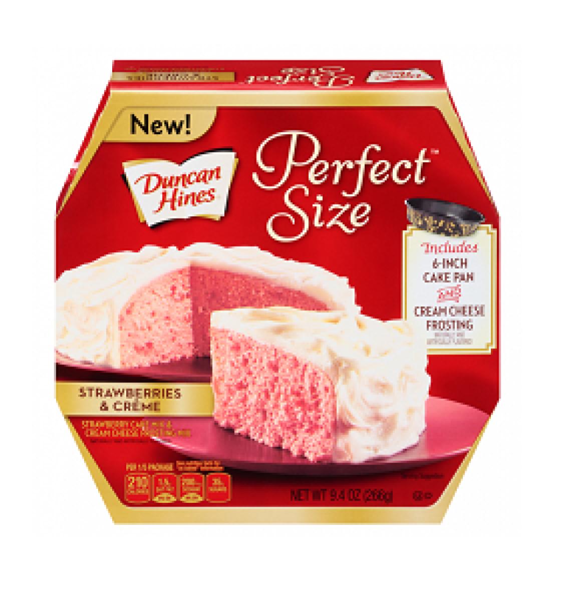 Perfect Size Strawberries & Creme