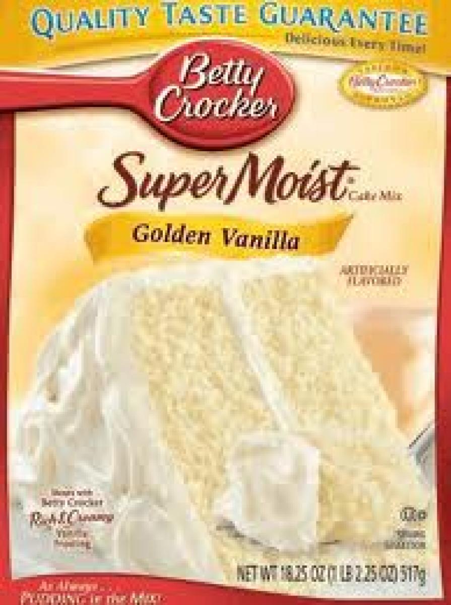 Super Moist Golden Vanila Cake Mix