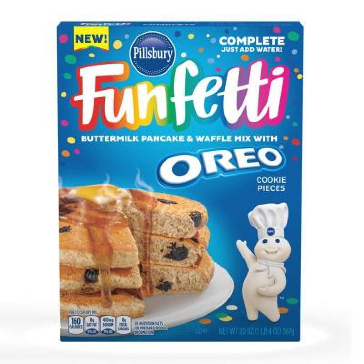 Funfetti Buttermilk Pancake & Waffle Mix With Oreo Cookies