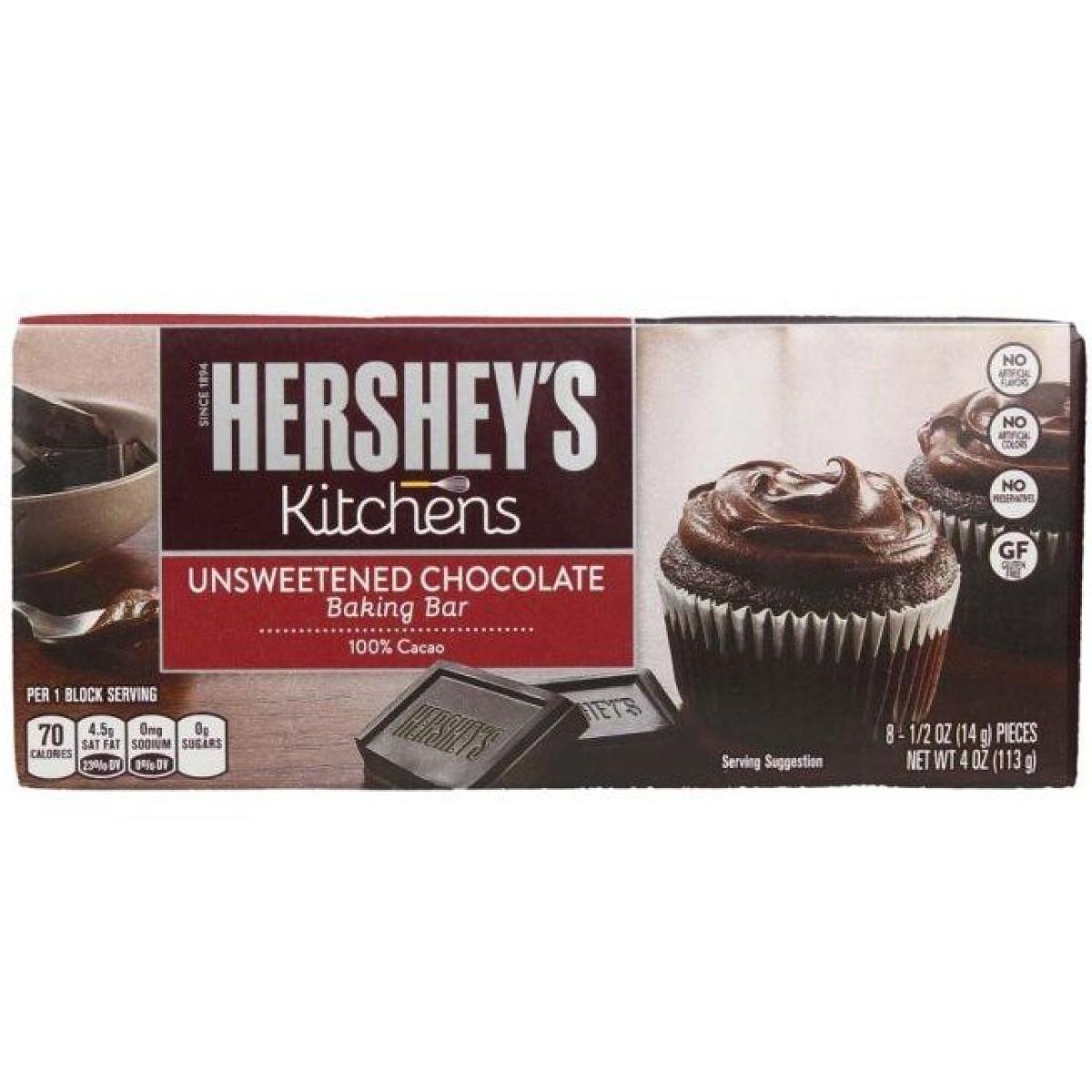 Kitchens Unsweetened Chocolate Baking Bar