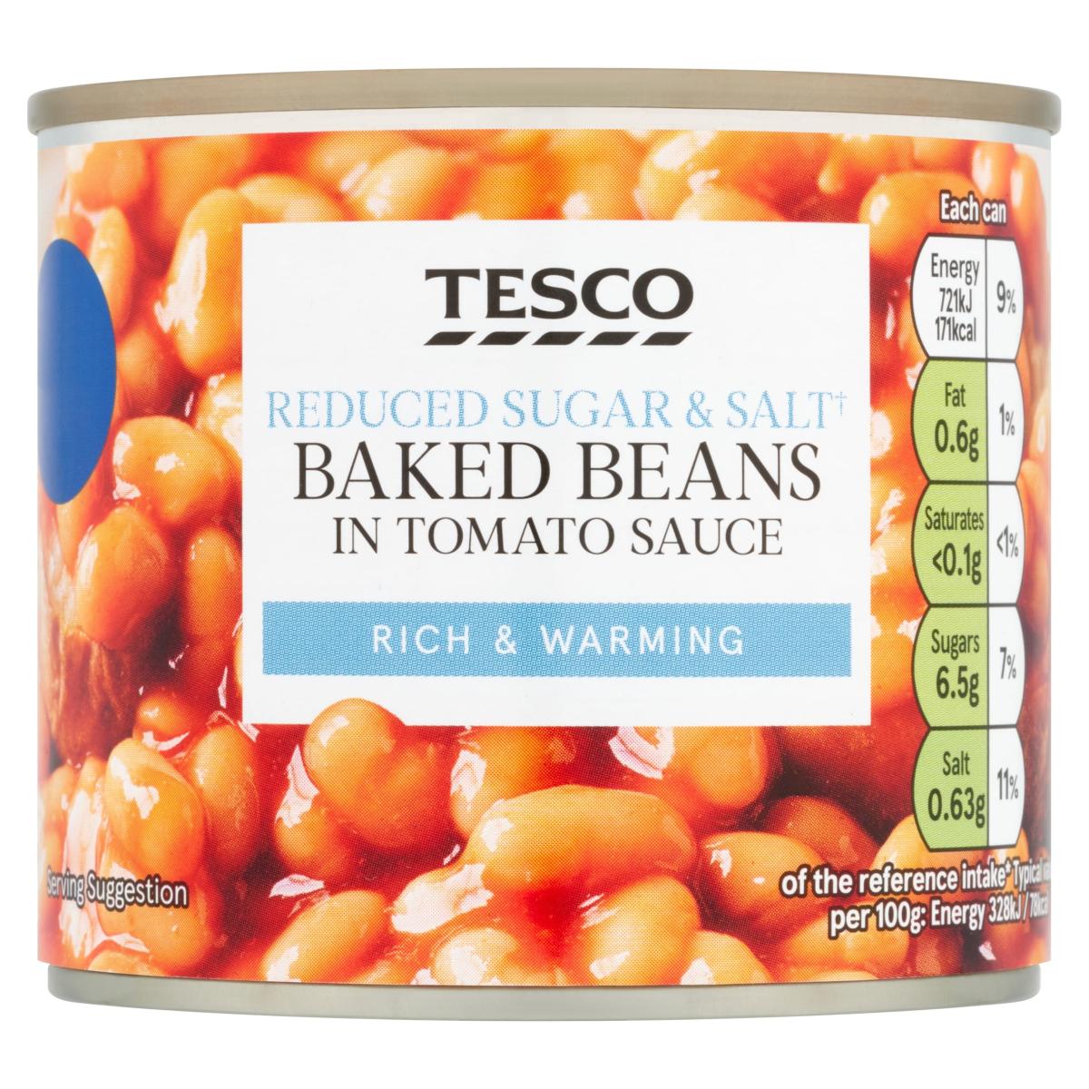 Reduced Sugar & Salt Baked Beans