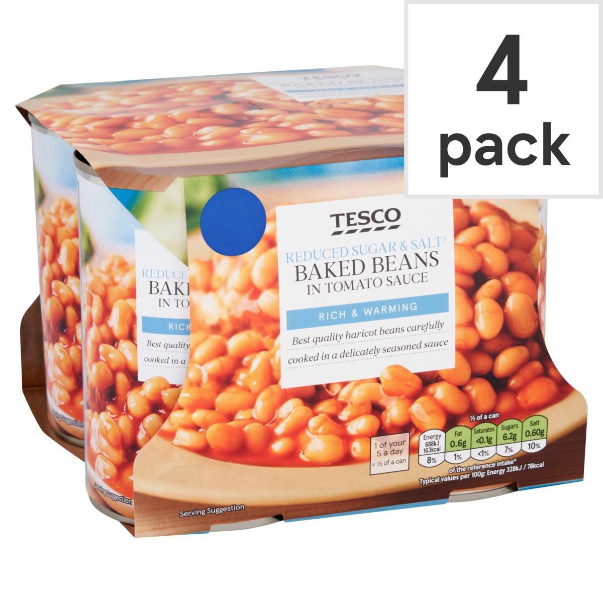 Reduced Sugar & Salt Baked Beans In Tomato Sauce