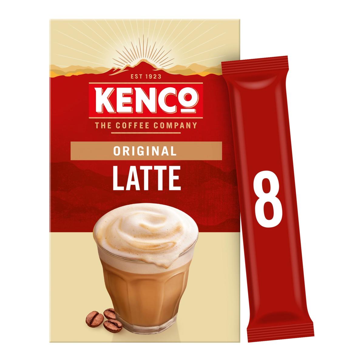Original Latte Instant Coffee 8 x