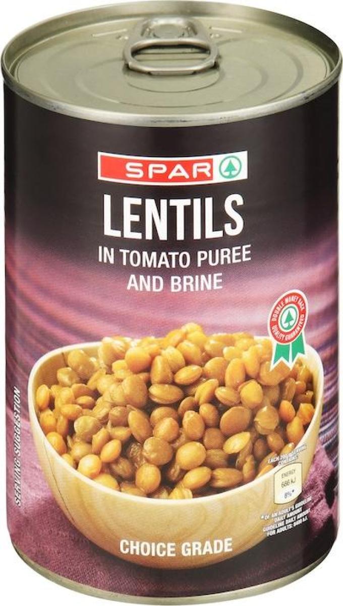 Lentils In Tomato Puree & Brine