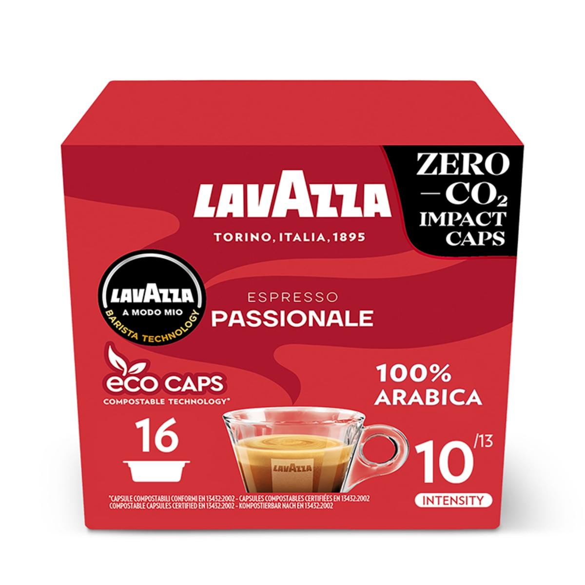 A Modo Mio Passionale Coffee 16 Capsules