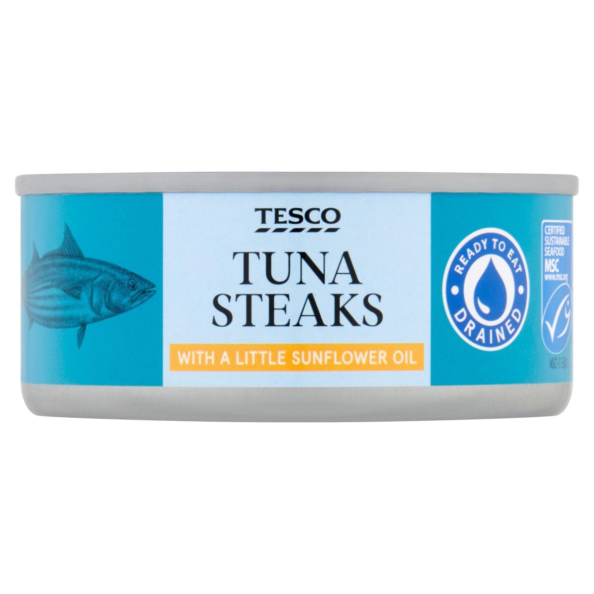 Tuna Steaks With A Little Sunflower Oil
