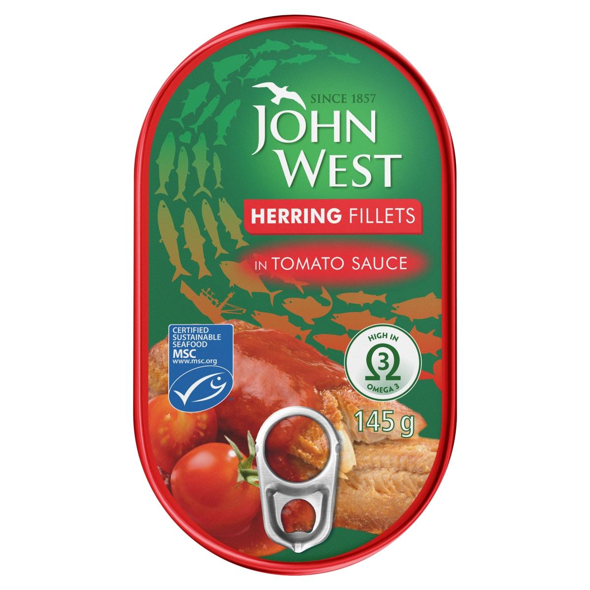 Herring Fillets Tomato Sauce